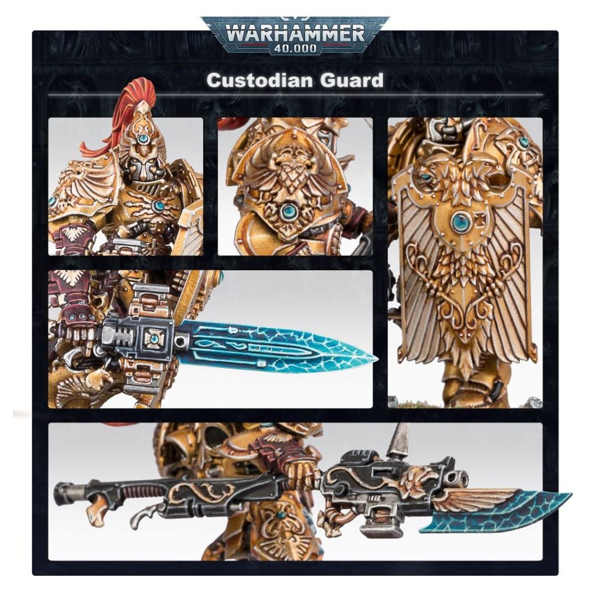 Adeptus Custodes Custodian Guard Squad Warhammer 40k