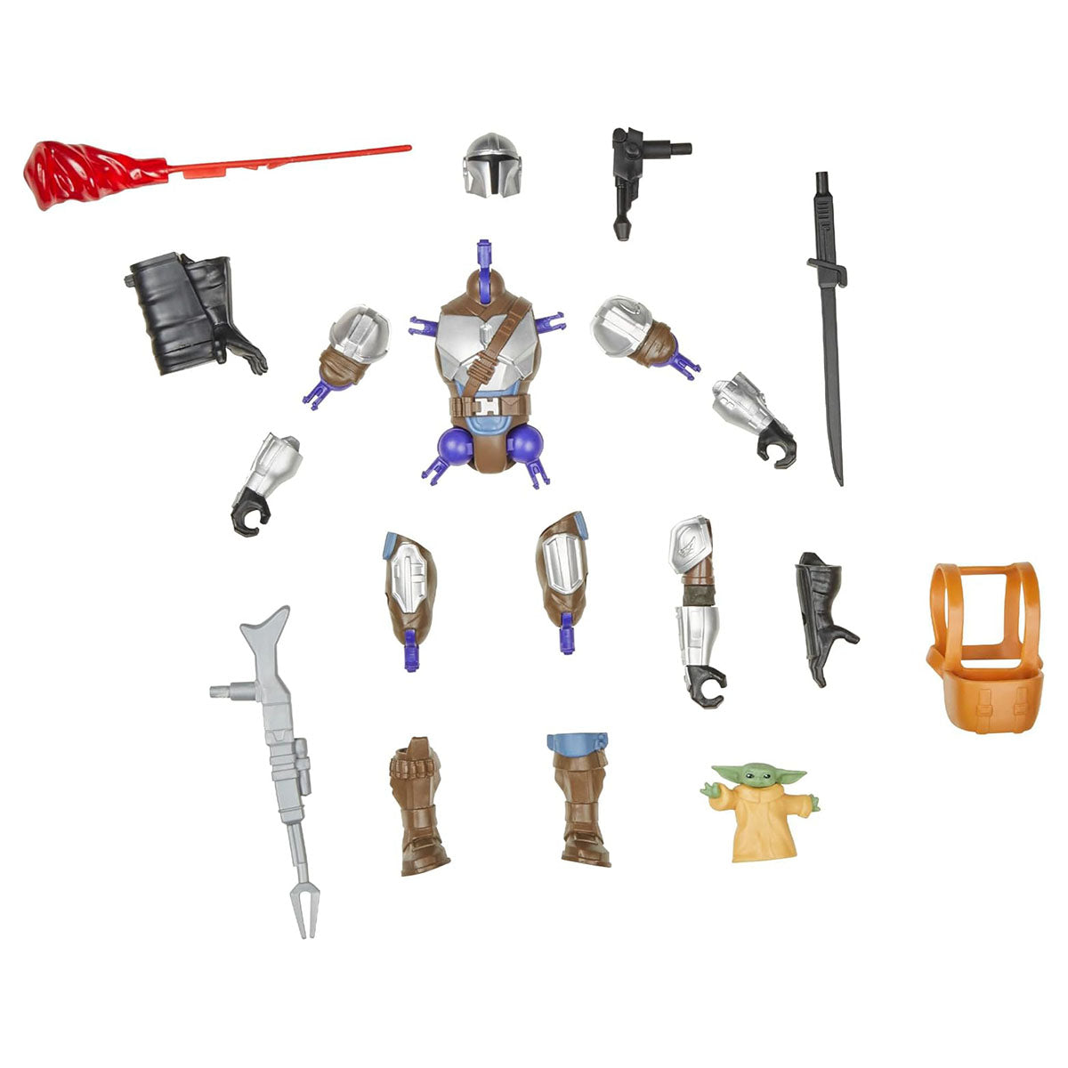 MixMashers Deluxe Star Wars The Mandalorian & Grogu Action Figure