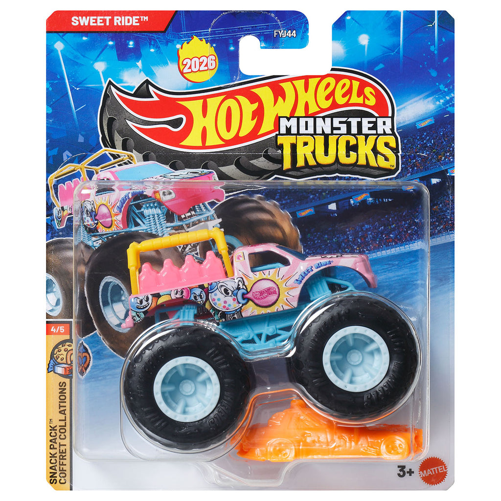 Hot Wheels Monster Trucks Snack Pack: Sweet Ride Truck 4/5
