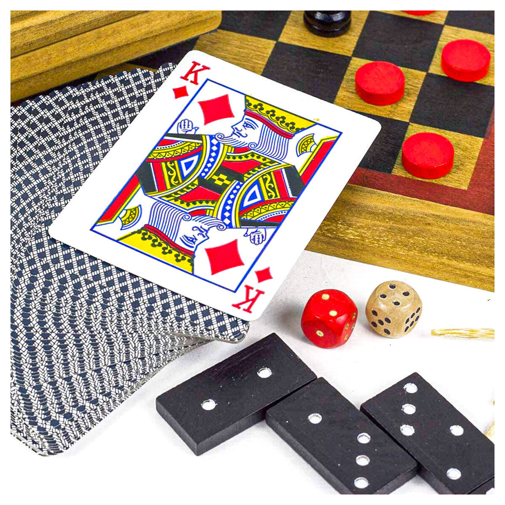 Six in One Wooden Games Compendium