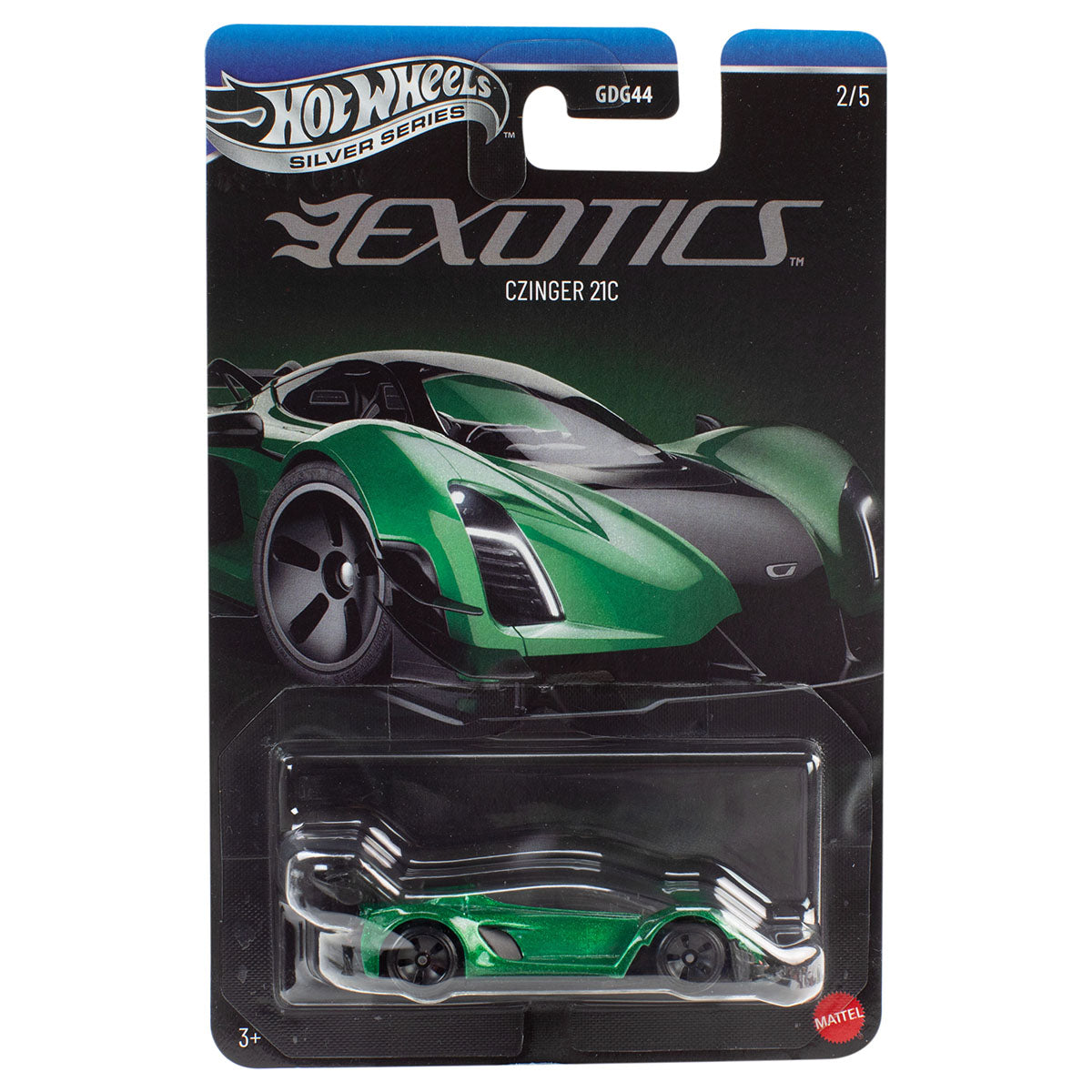 Hot Wheels Silver Series Exotics Czinger 21C Die-Cast Car 2/5