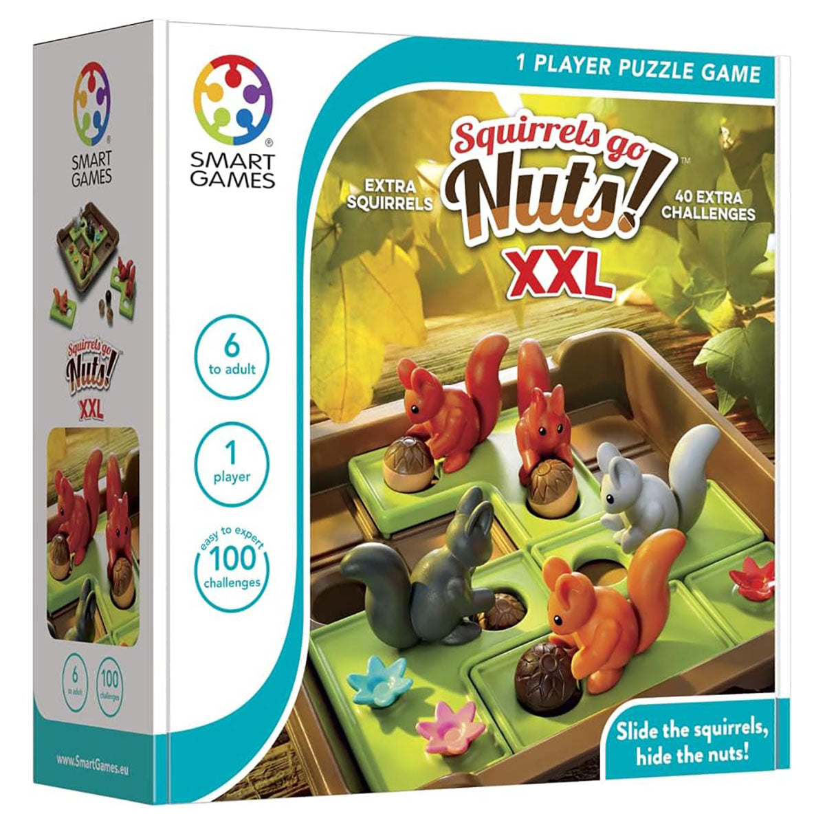 Smart Games Squirrels Go Nuts XXL Puzzle Game