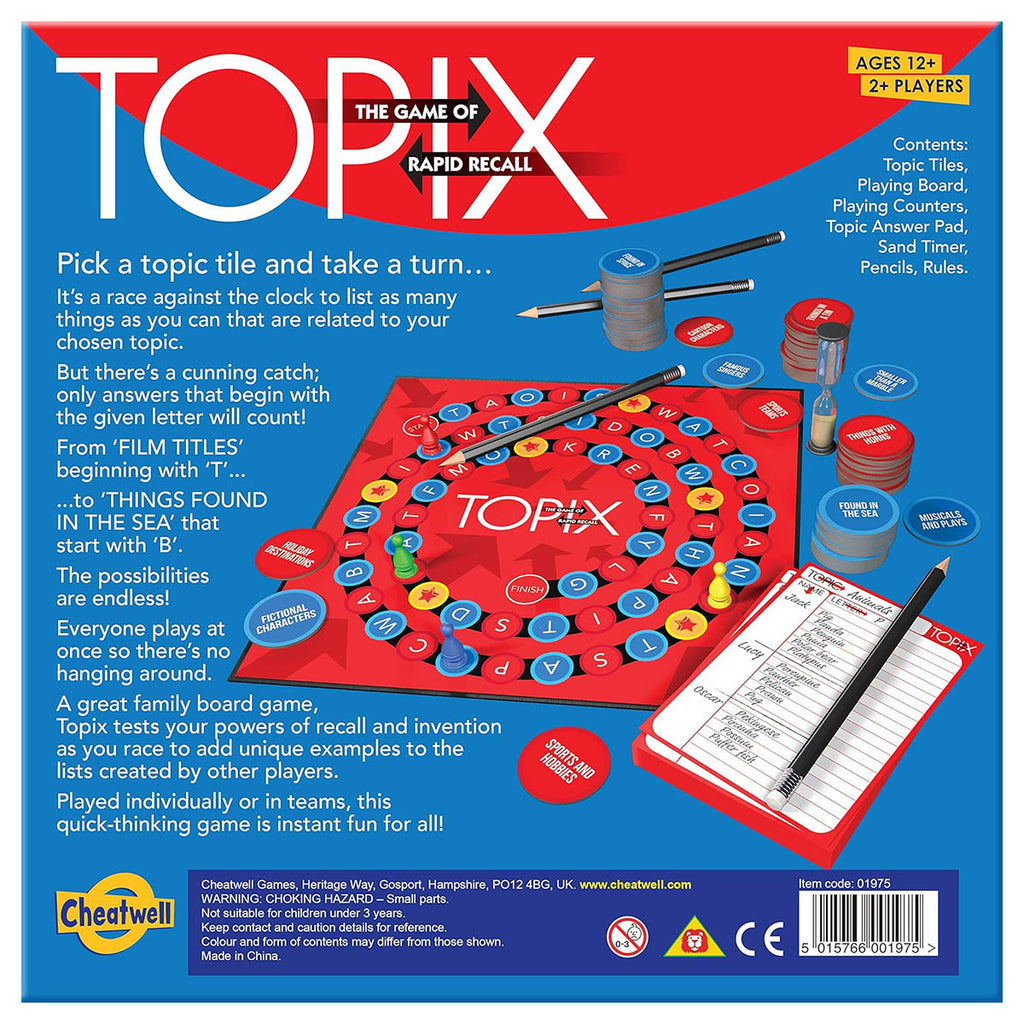 Topix Board Game