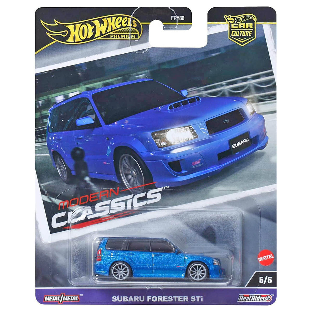 Hot Wheels Car Culture Modern Classics: Subaru Forester STi 1:64 Car