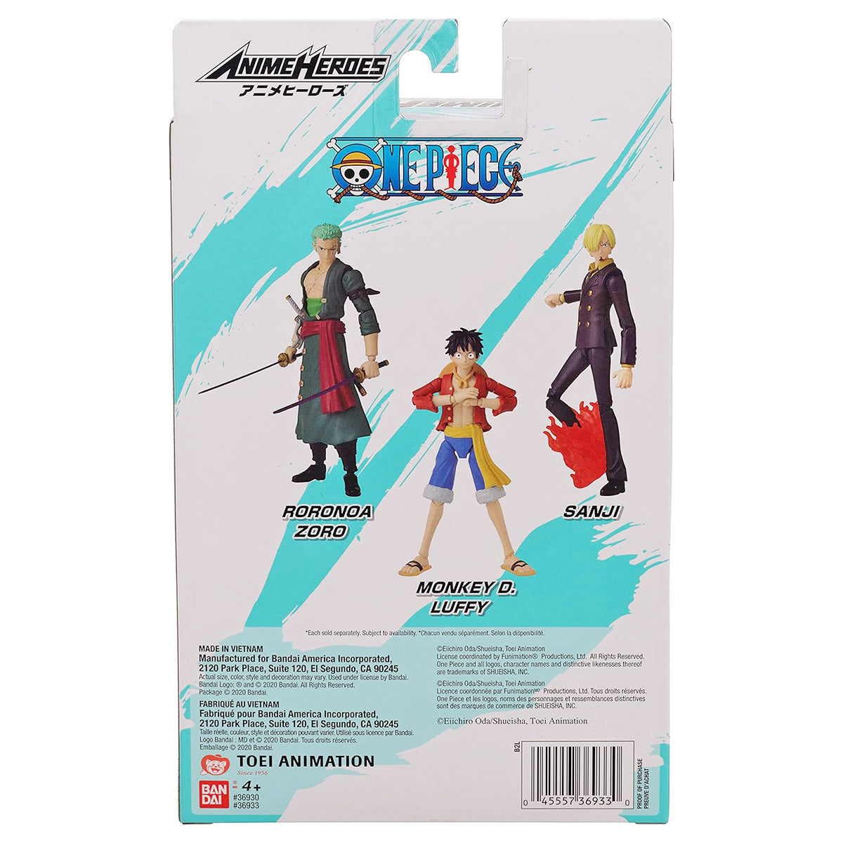 One Piece Anime Heroes: Sanji Action Figure