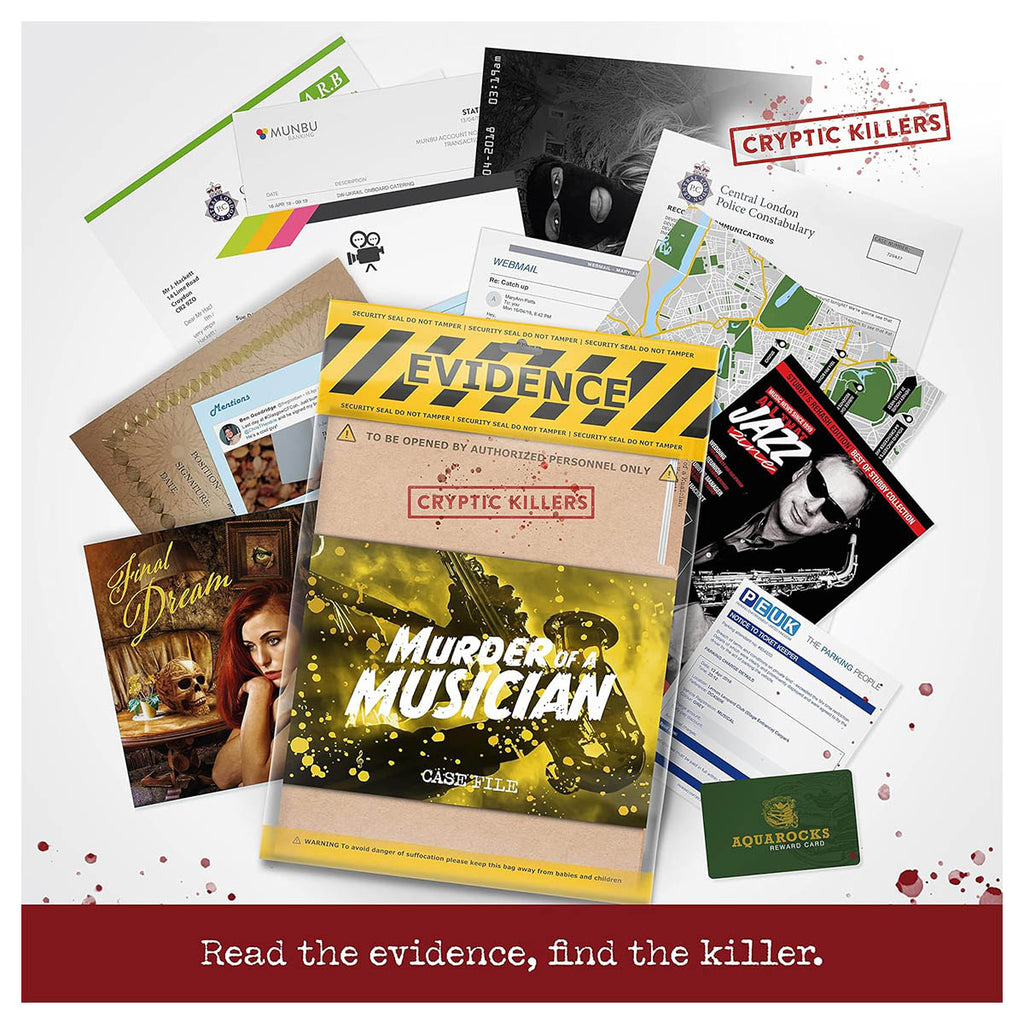 Cryptic Killers: Murder of a Musician Case File Game