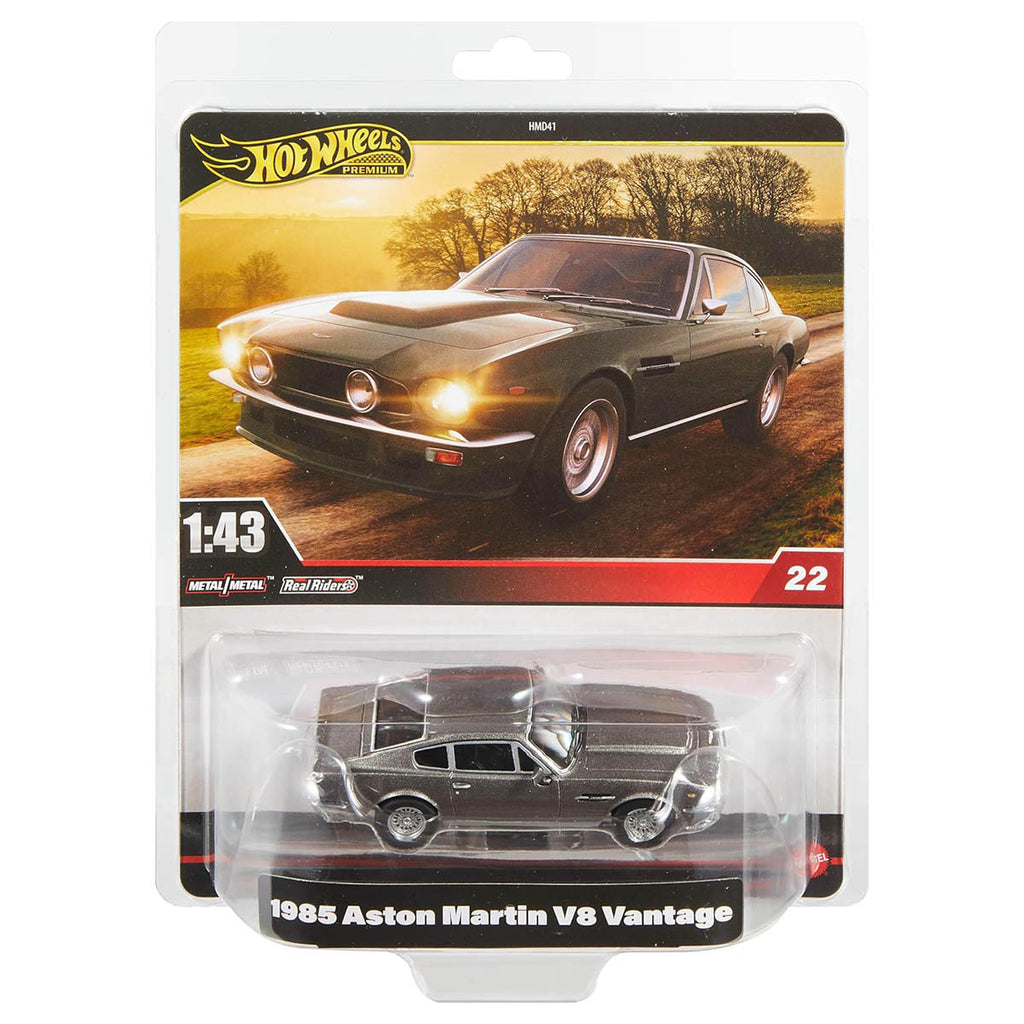 Hot Wheels Premium: 1985 Aston Martin V8 Vantage 1:43 Car