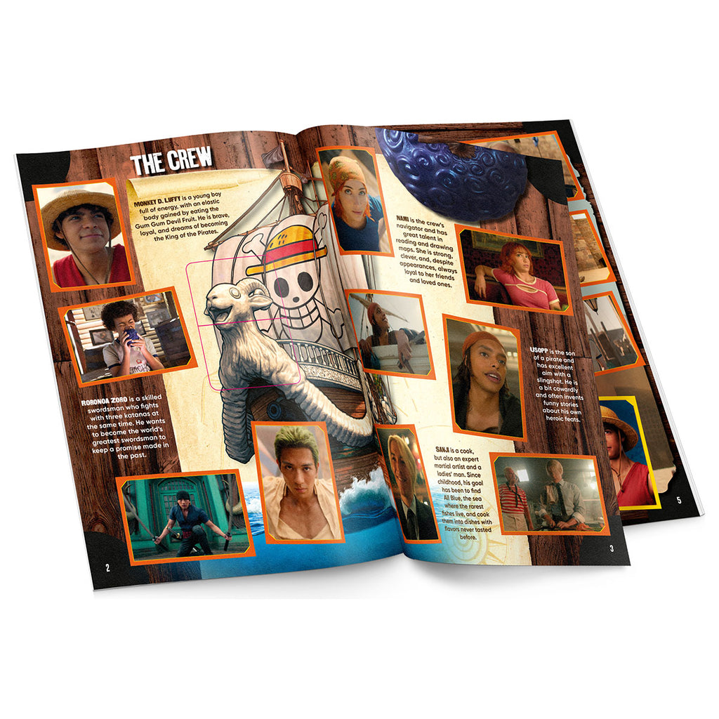 One Piece Live Action Sticker Album and 5 Single Sticker Packs
