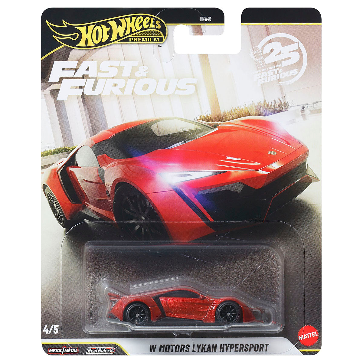 Lykan Hypersport Fast & Furious 25 Anniversary Hot Wheels