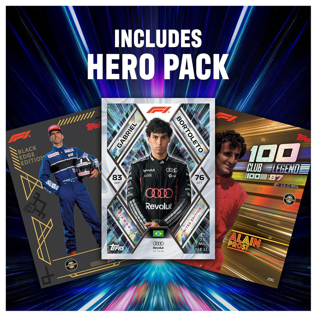 Topps Turbo Attax Formula 1 2026 Trading Card Game 24 Pack Box