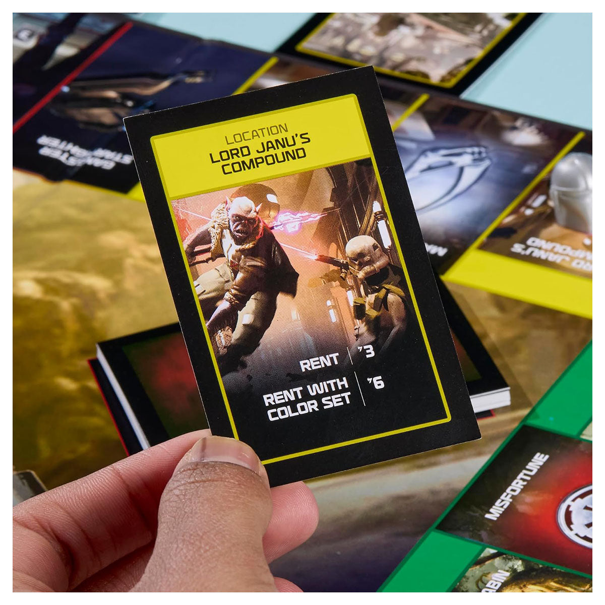 Monopoly Board Game Star Wars: The Mandalorian and Grogu Edition