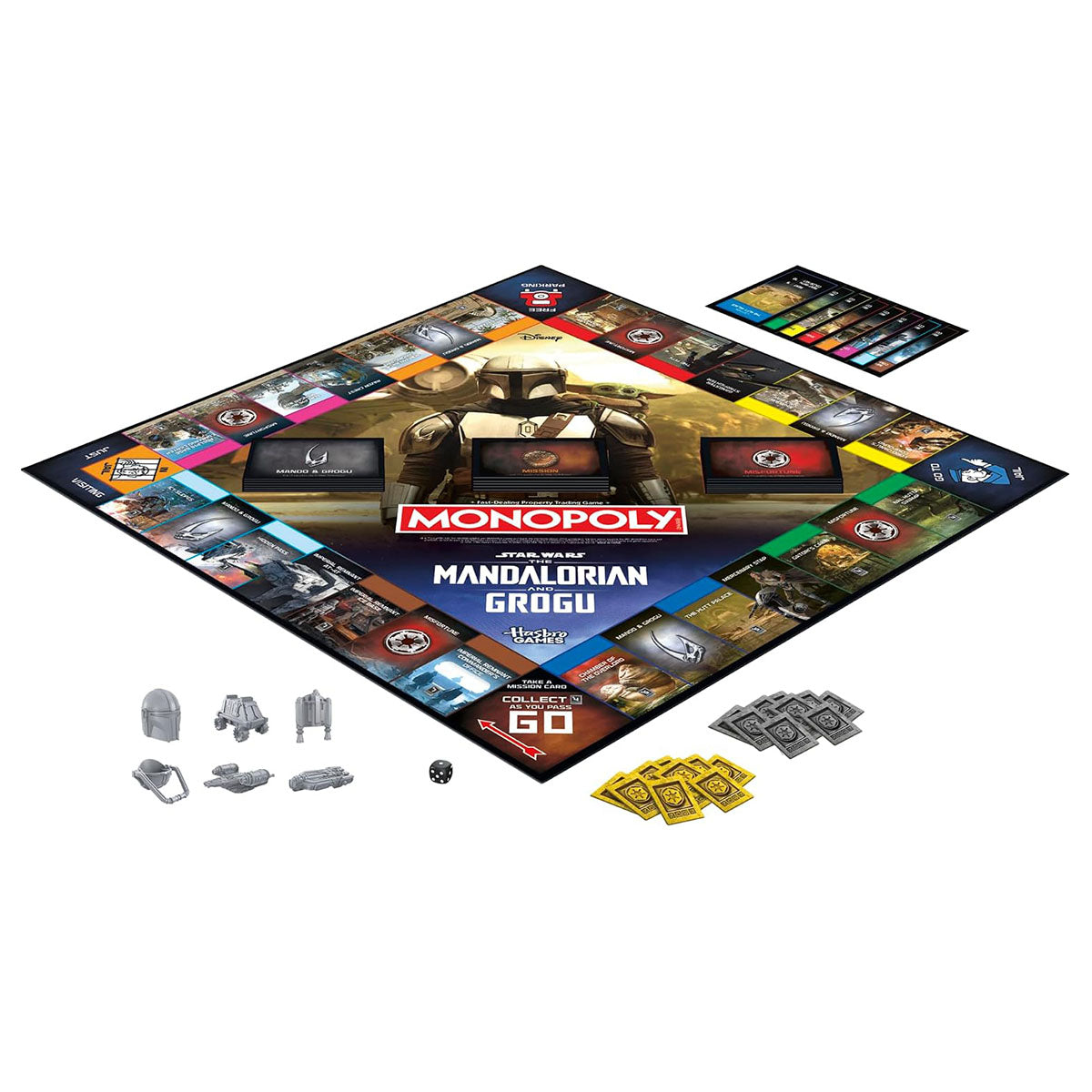 Monopoly Board Game Star Wars: The Mandalorian and Grogu Edition