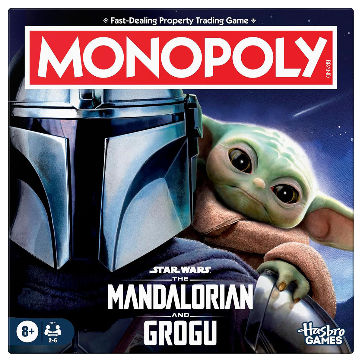 Monopoly Board Game Star Wars: The Mandalorian and Grogu Edition