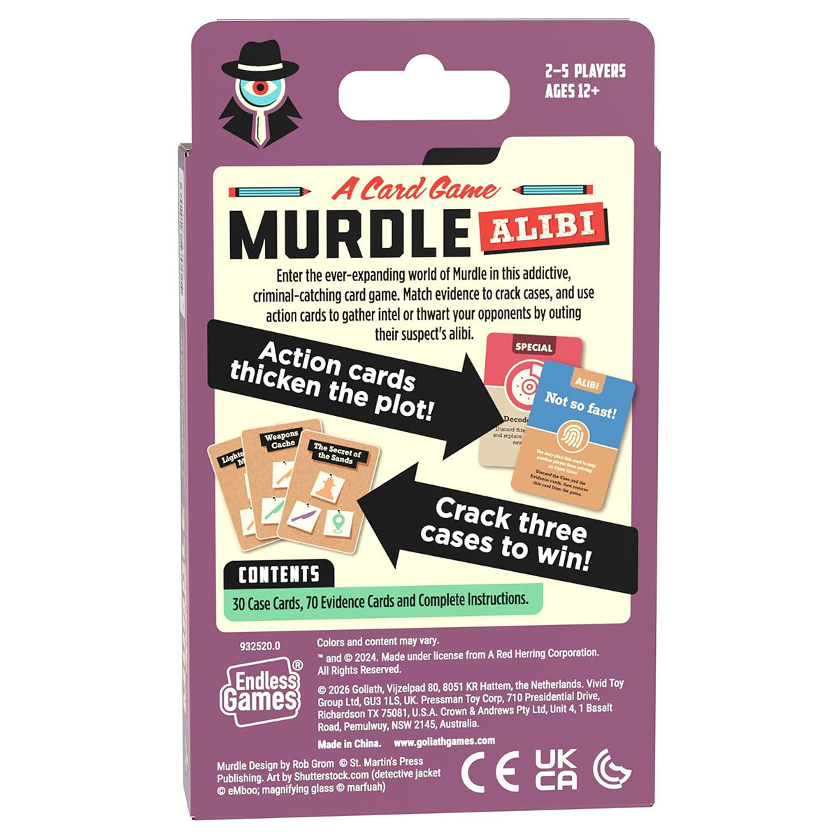 Murdle: Alibi Card Game