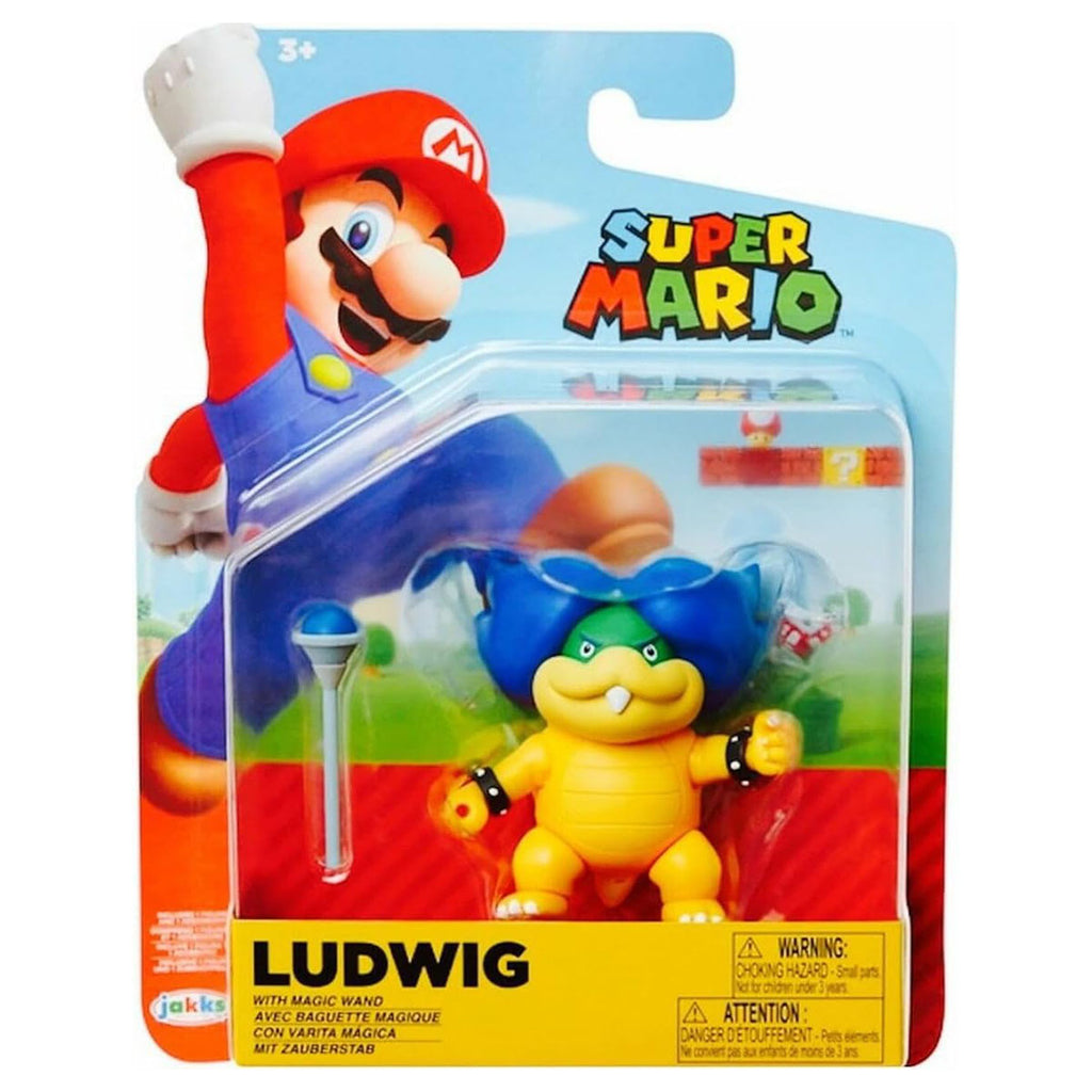 Super Mario Ludwig with Magic Wand 4" Figure