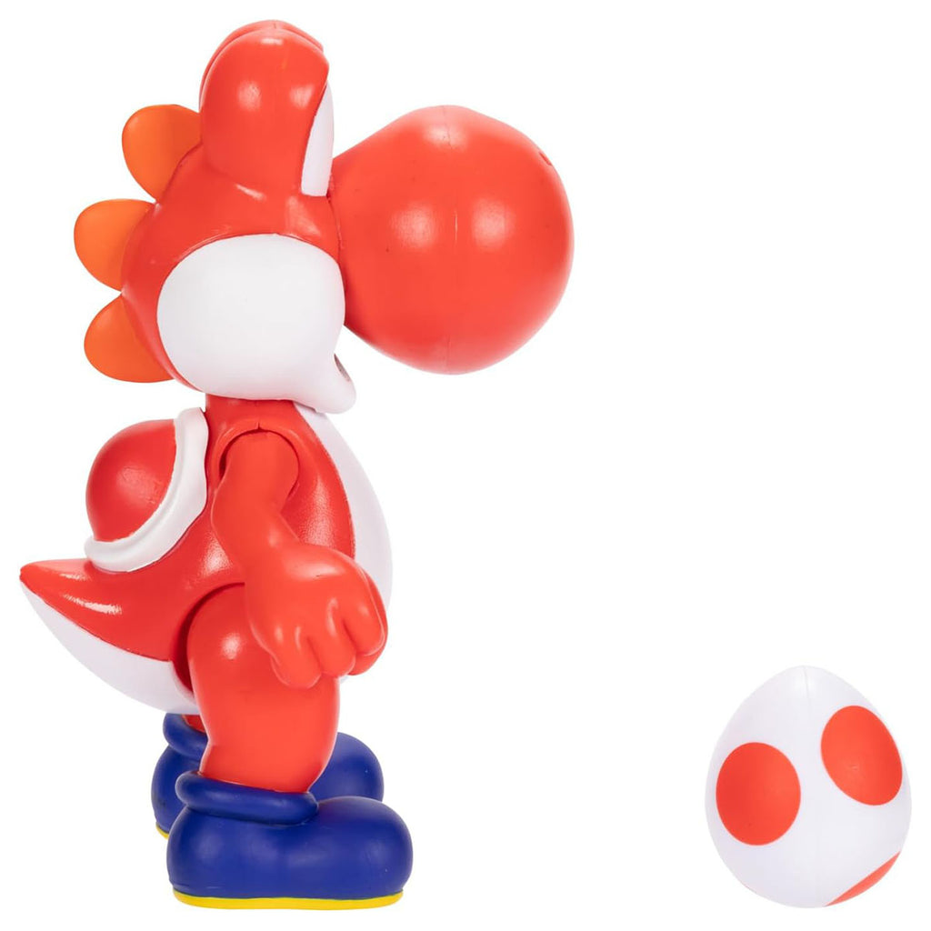 Super Mario Red Yoshi with Egg 4" Figure