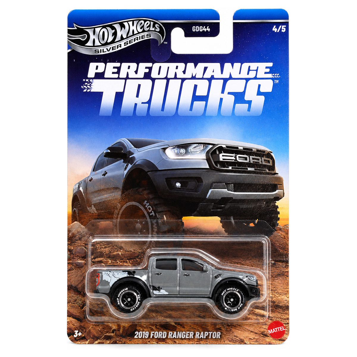 Hot Wheels Silver Series Performance Trucks 2019 Ford Ranger Raptor 4/5