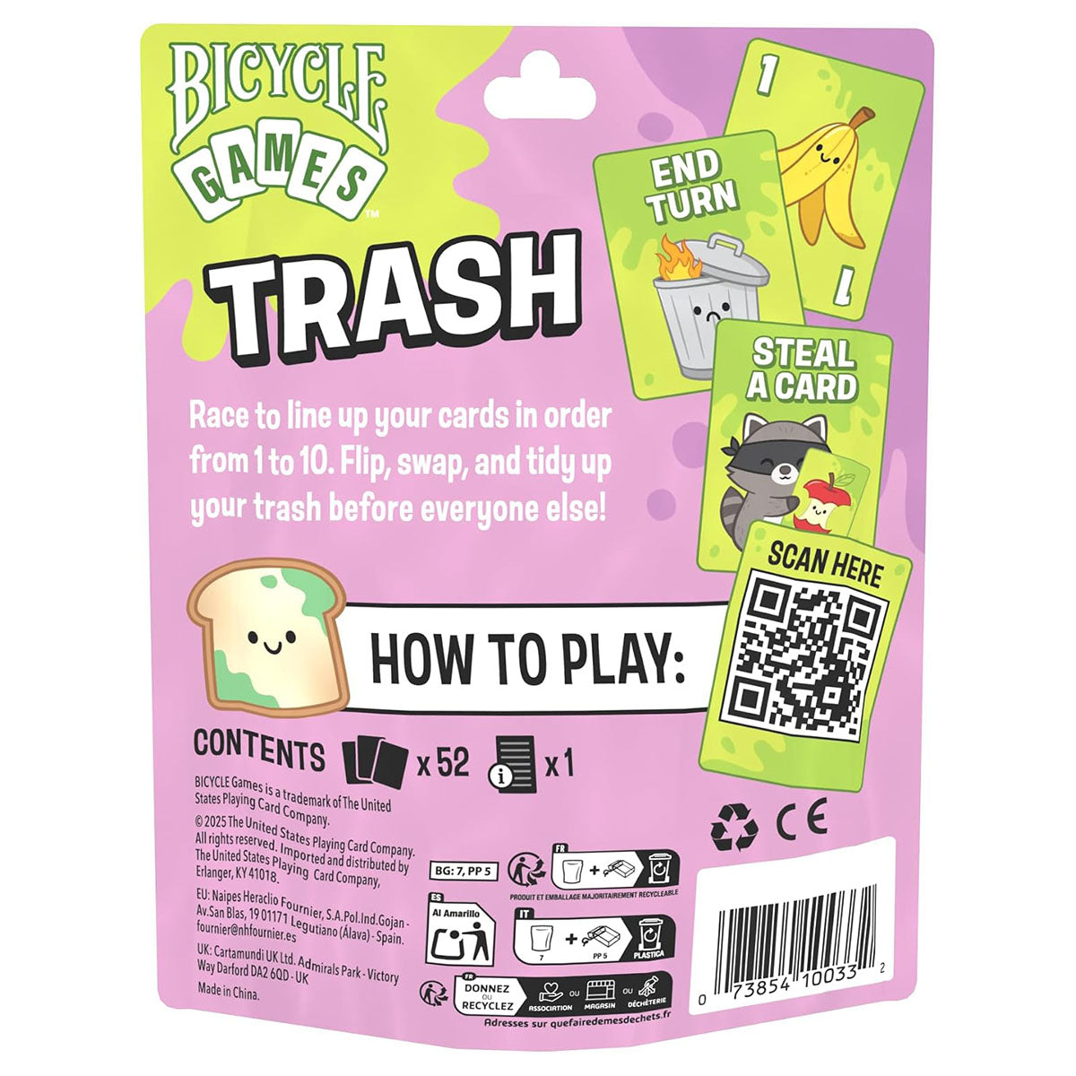 Bicycle Games Trash Card Game