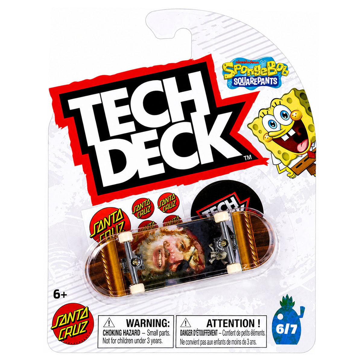 Tech Deck SpongeBob SquarePants Pirate Fingerboard 6/7