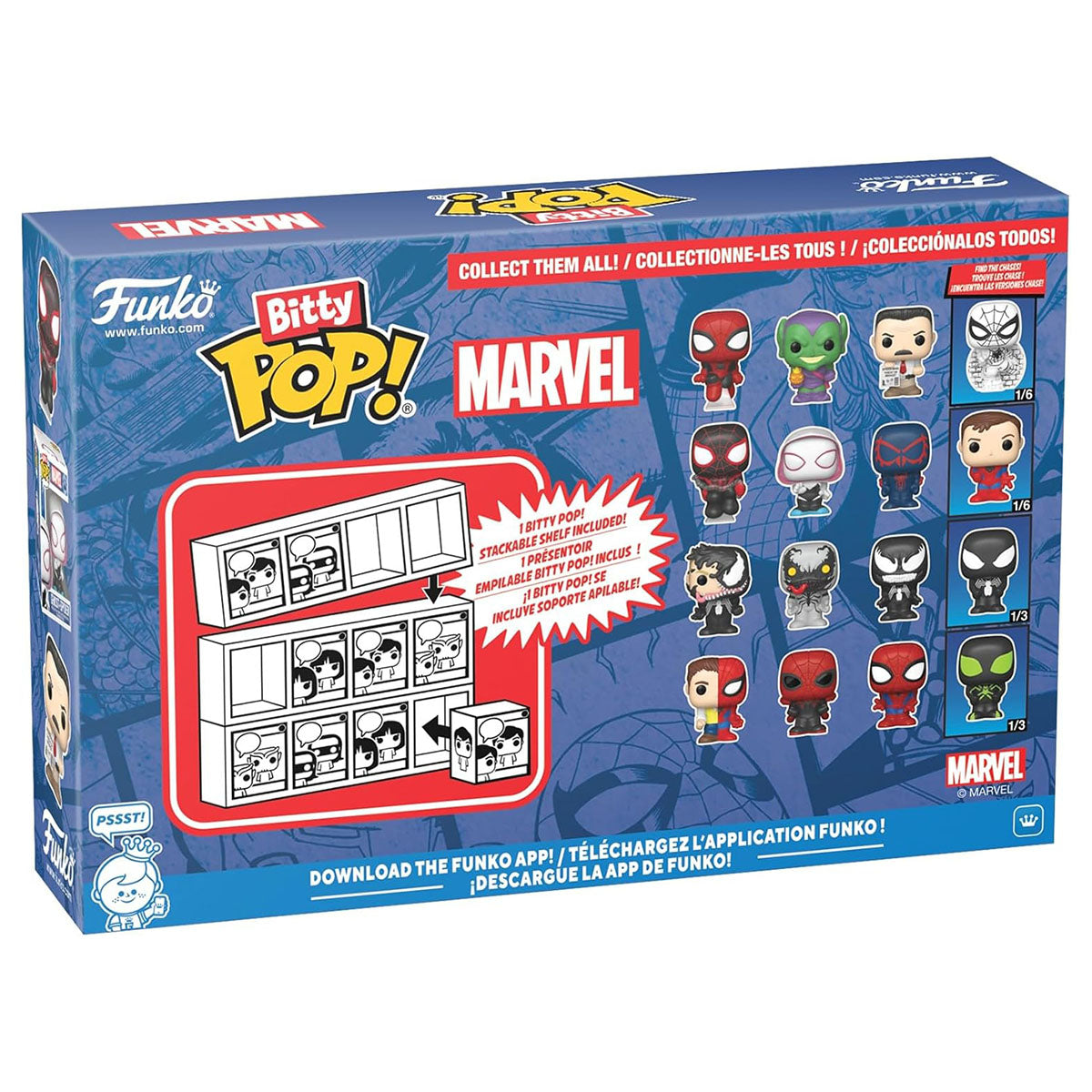 Bitty POP: Spider-Man 4 Pack Vinyl Figures