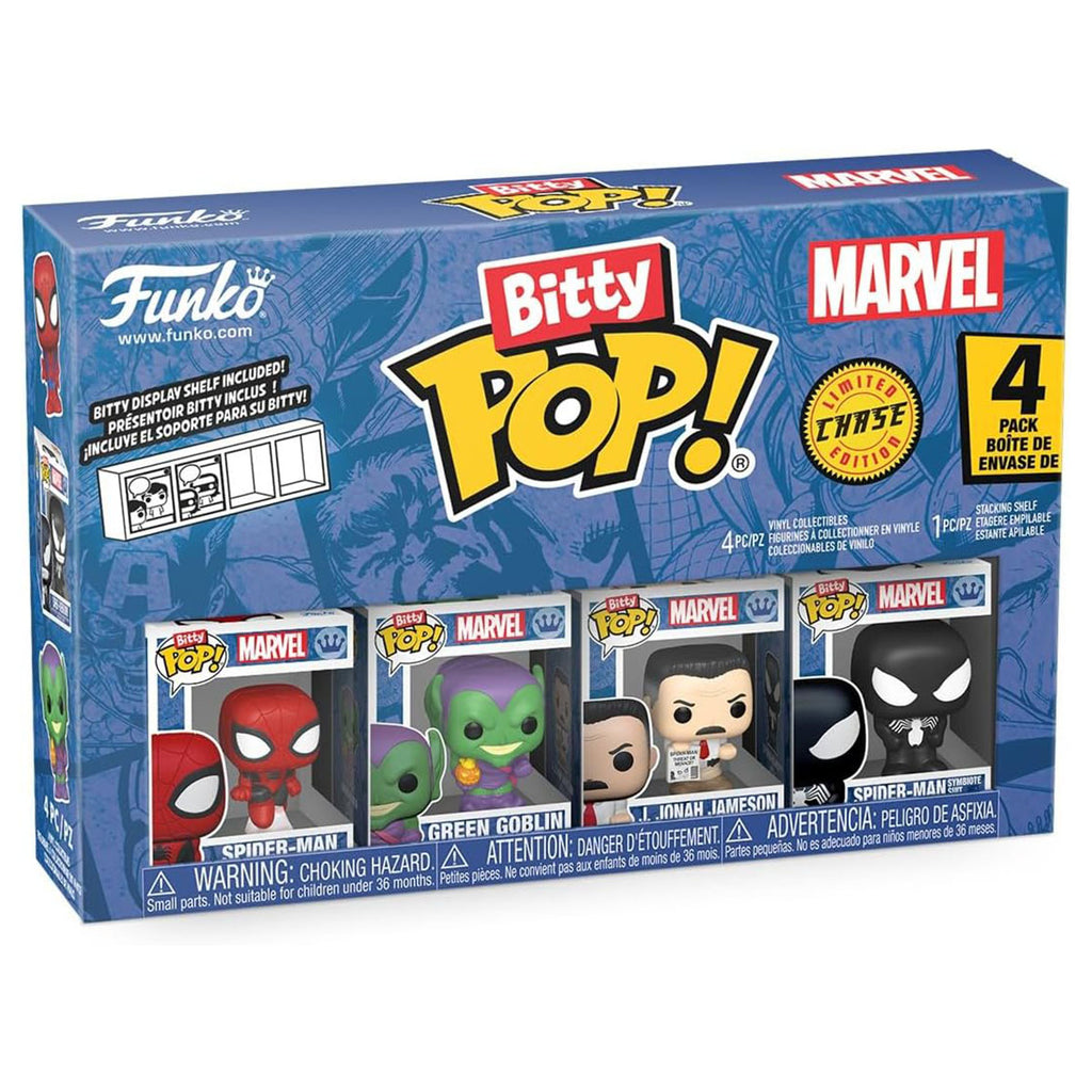 Bitty POP: Spider-Man 4 Pack Vinyl Figures