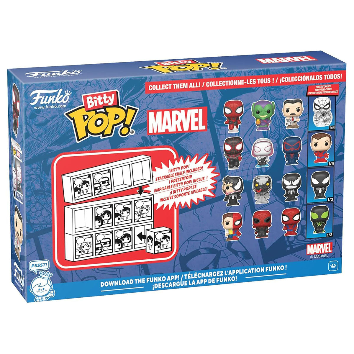 Parker Split Marvel Funko Bitty POP! (4 PC)