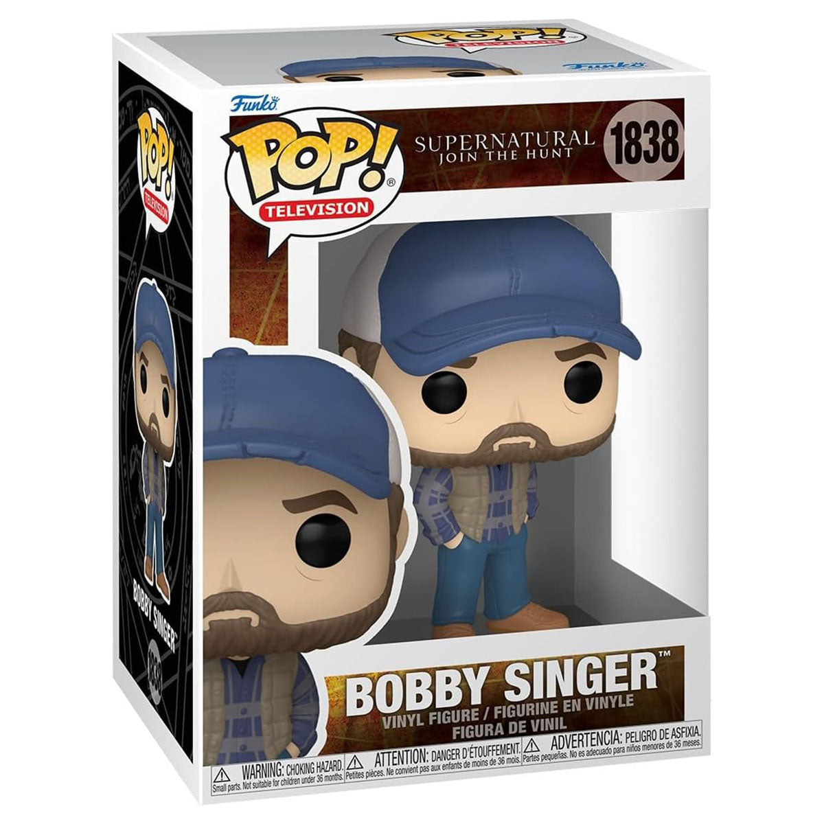 Funko Pop! Television: Supernatural: Join the Hunt: Bobby Singer Vinyl Figure #1838