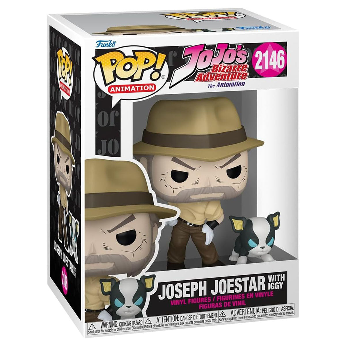 Joseph Joestar & Iggy Funko POP! Vinyl Figure