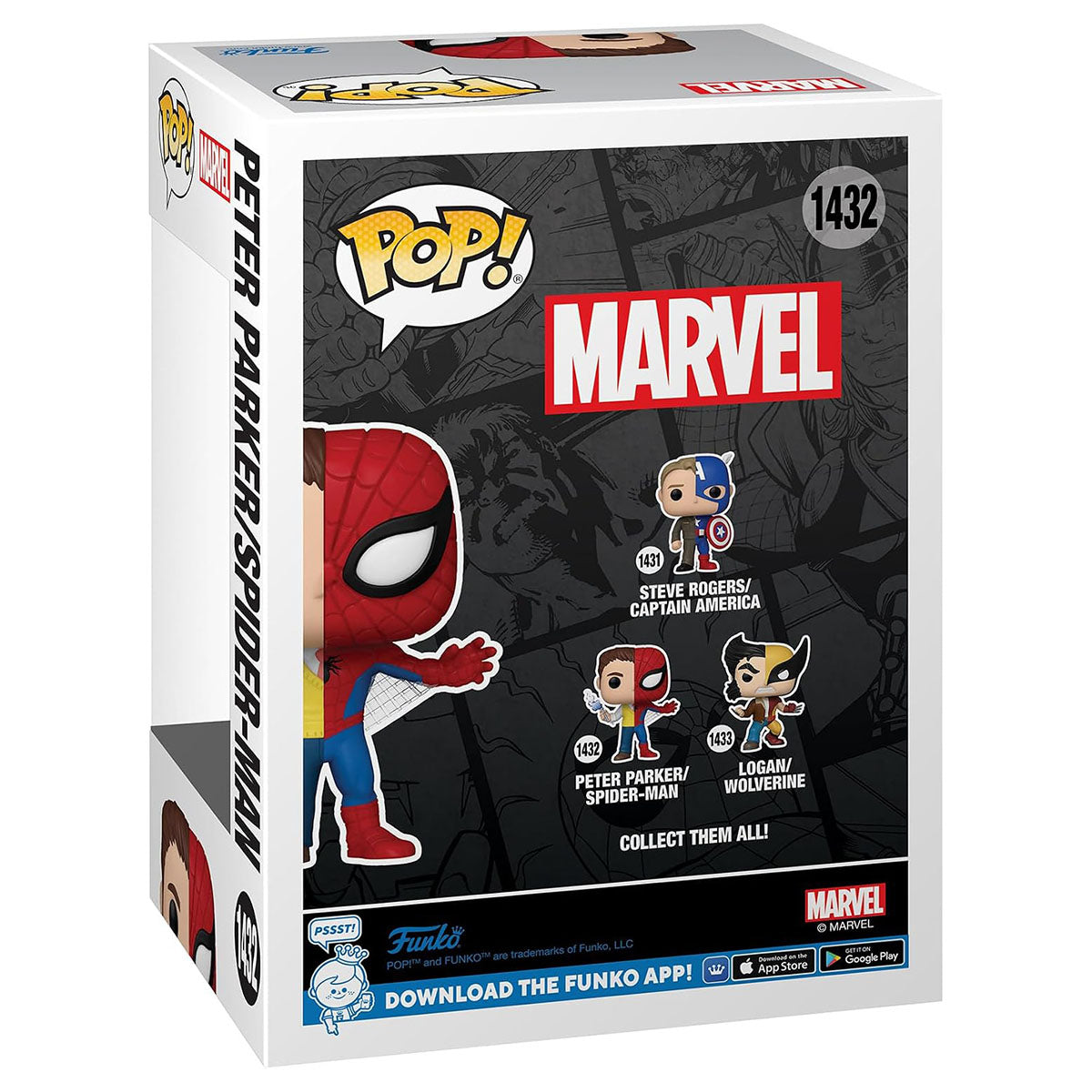 Spider-Man and Peter Parker Split Funko POP! Vinyl Figure