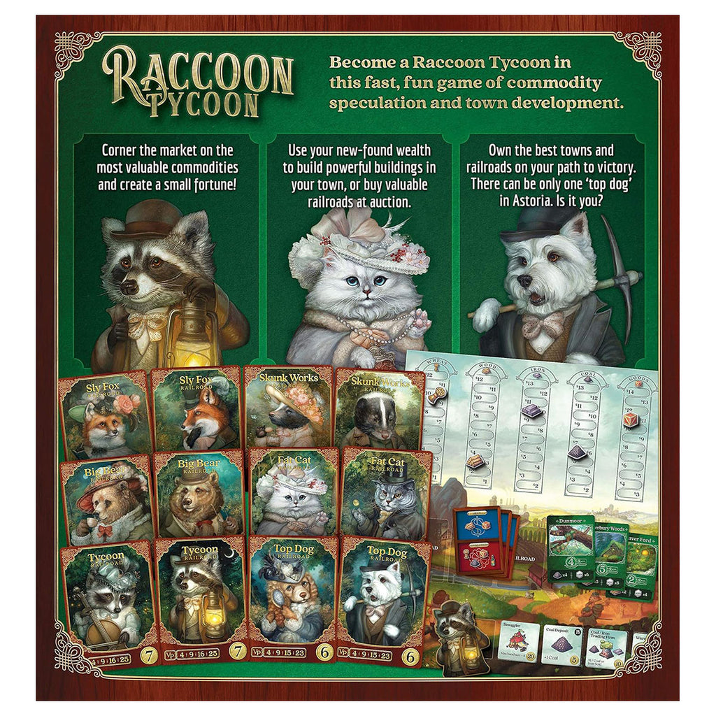 Raccoon Tycoon Board Game