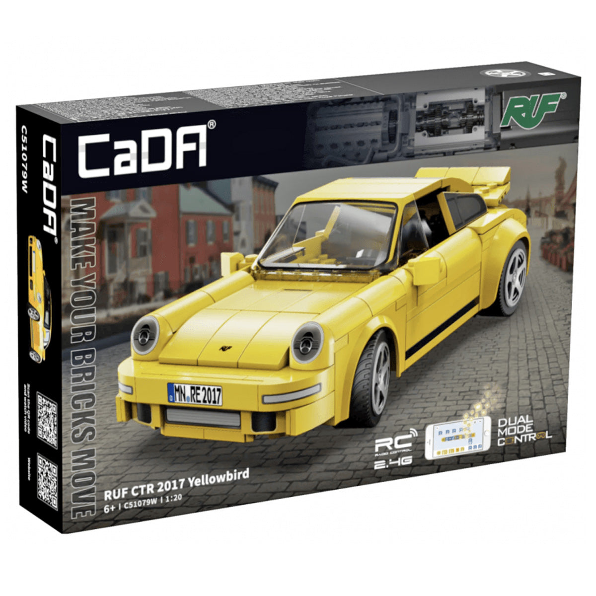 CaDA Bricks RUF CTR 2017 Yellowbird RC Building Set