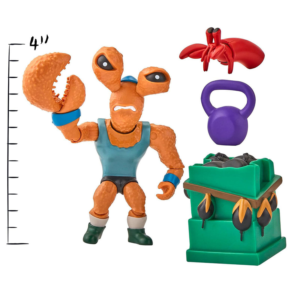 TMNT Crabapult figure with accessories