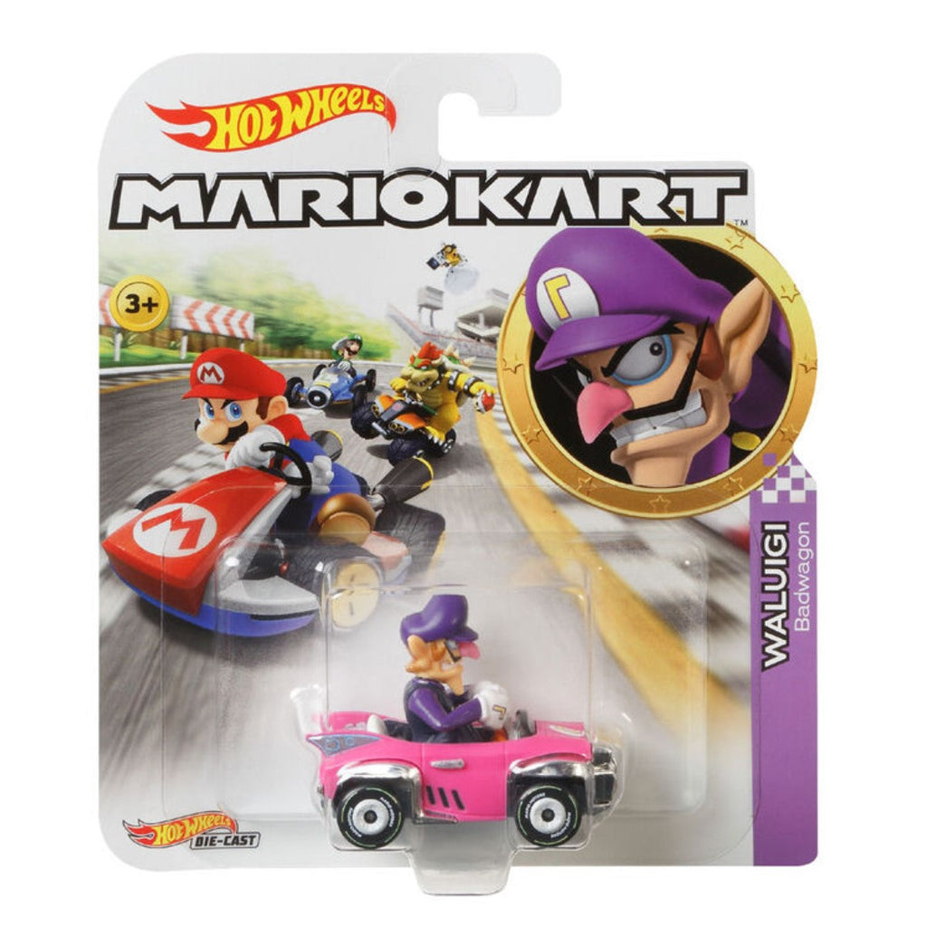 Hot Wheels Mario Kart: Waluigi Badwagon Vehicle