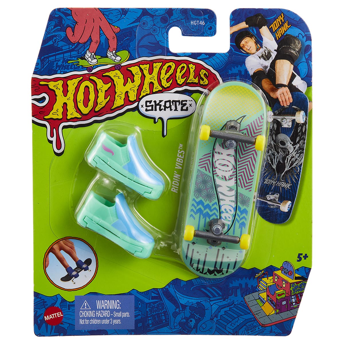 Ridin' Vibes Hot Wheels Skate Fingerboard (HW Absrakt 3/5)