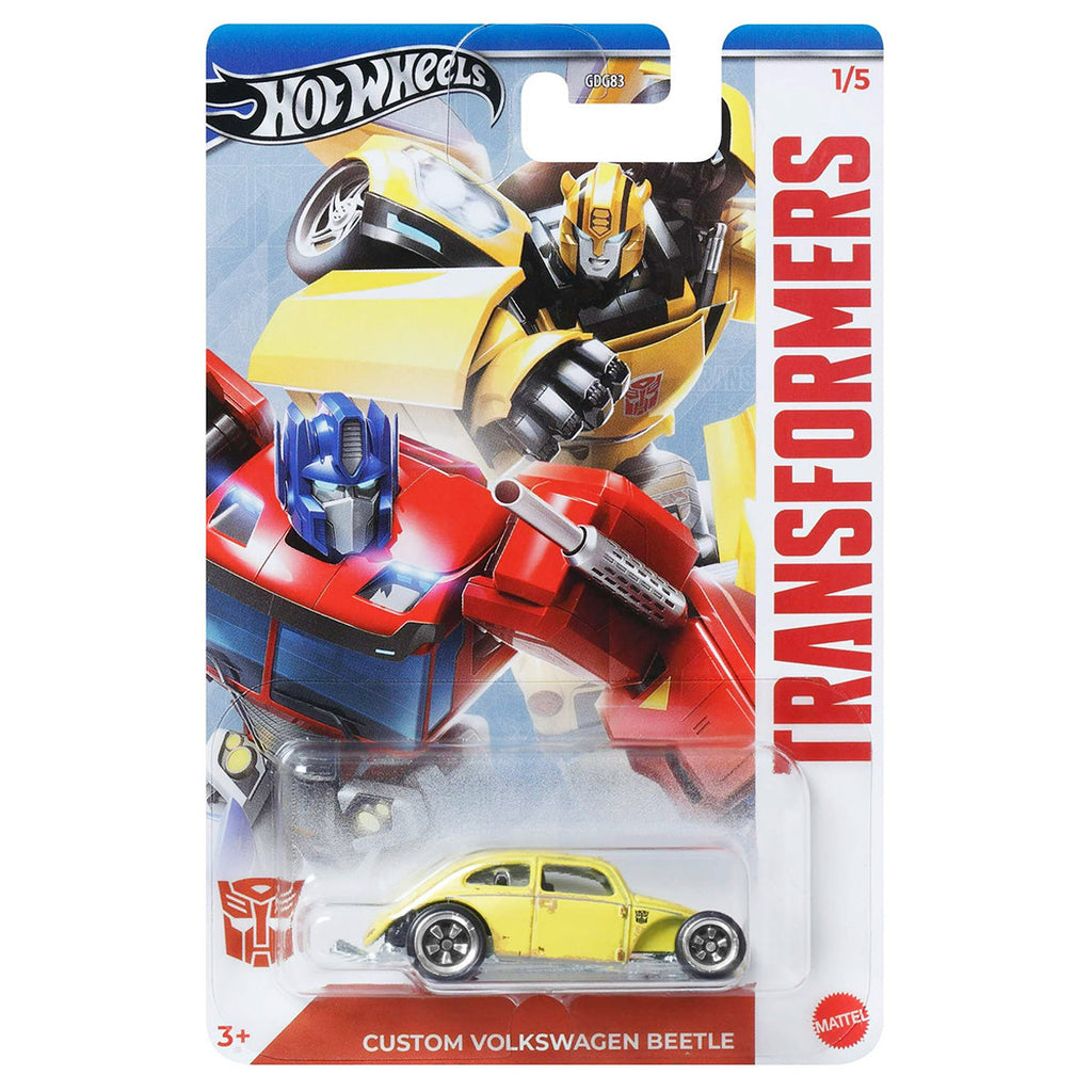 Hot Wheels Entertainment: Transformers Custom Volkswagen Beetle Car (1/5)