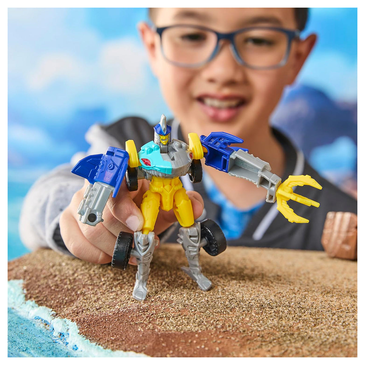 Transformers Cyberworld: Sky-Bite Cyber-Changers Figure