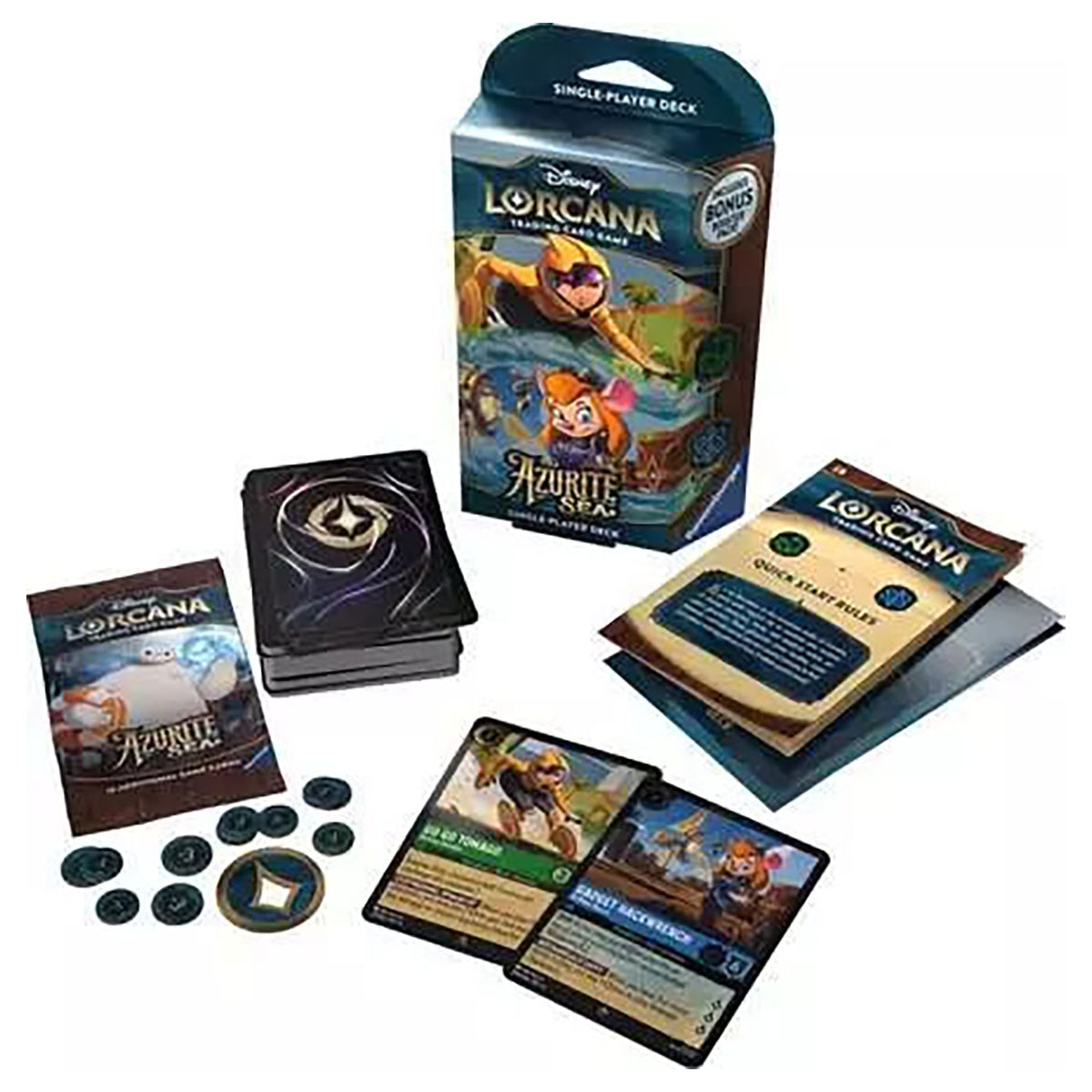 Disney Lorcana TCG: Azurite Sea Starter Deck (Emerald & Sapphire)
