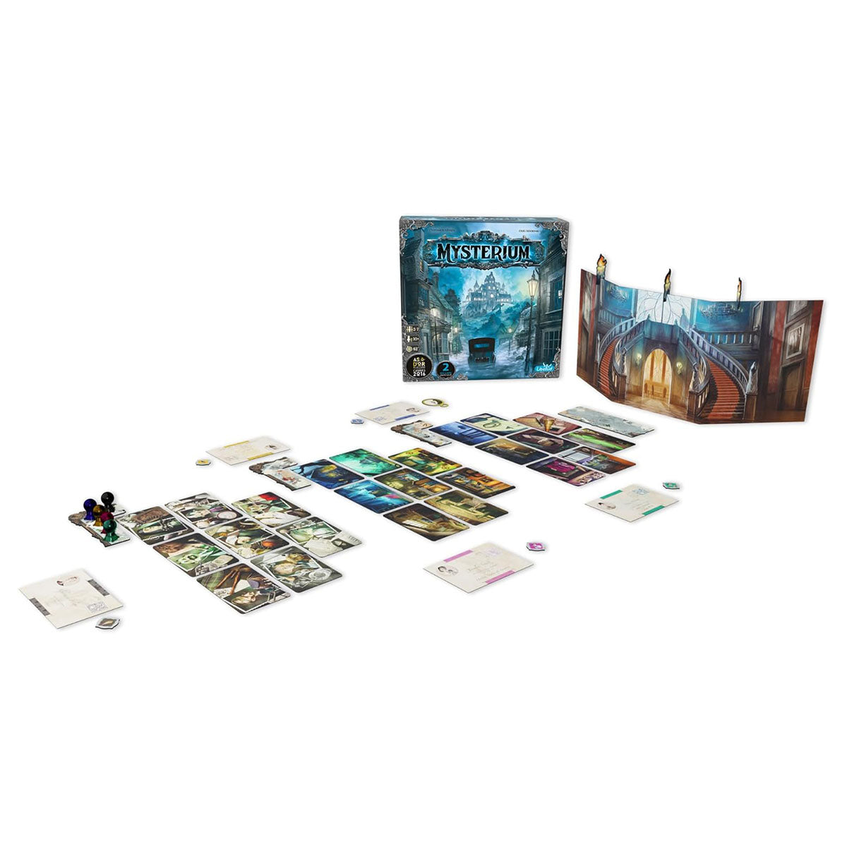 Mysterium Refresh cards and clairvoyant gameplay components