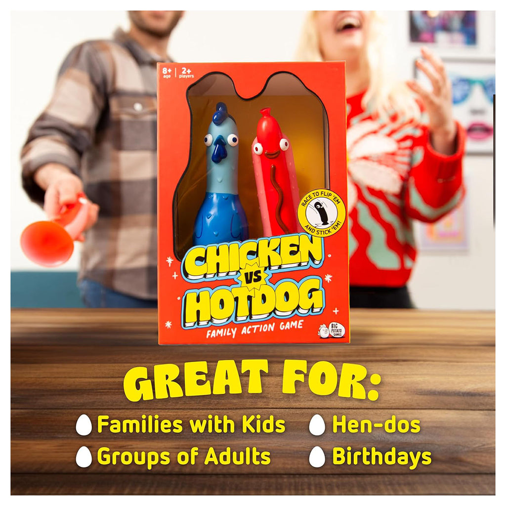 Chicken vs Hotdog fast paced family party game