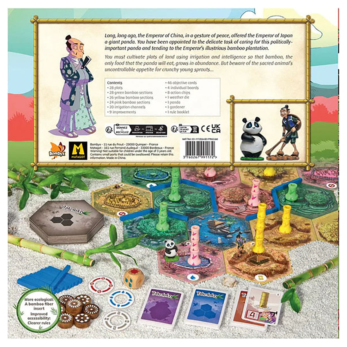Family-friendly Takenoko board game 2–4 players