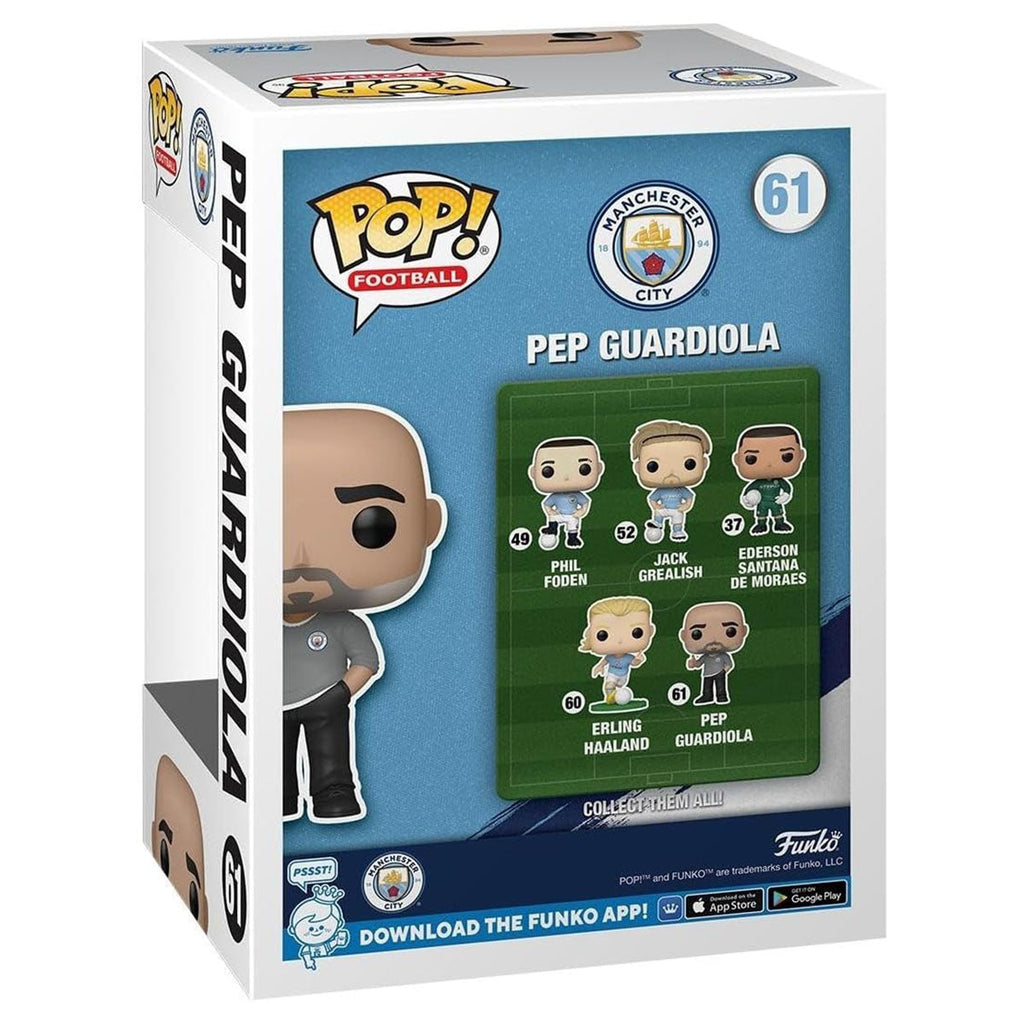 Funko Pop! Football: Manchester City FC: Pep Guardiola Vinyl Figure #61