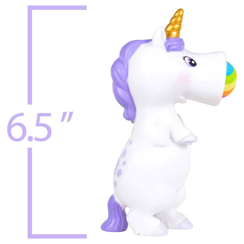 Unicorn White Squeeze Popper Toy