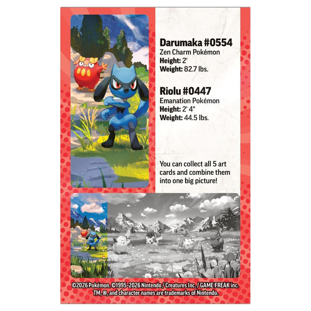 Pokemon TCG: Mega Evolution Ascended Heroes - Mini Tin - Riolu & Darumaka