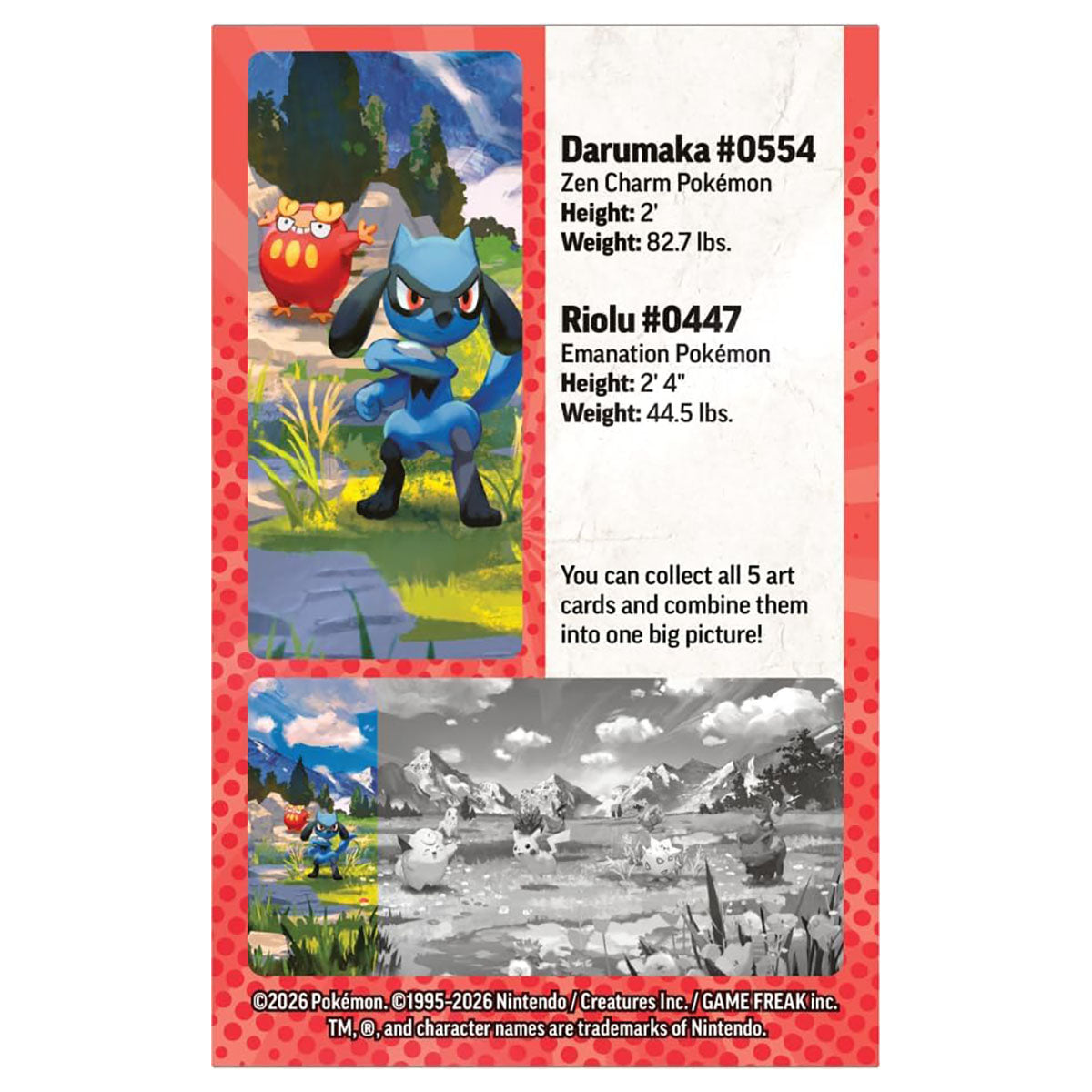 Pokemon TCG: Mega Evolution Ascended Heroes - Mini Tin - Riolu & Darumaka