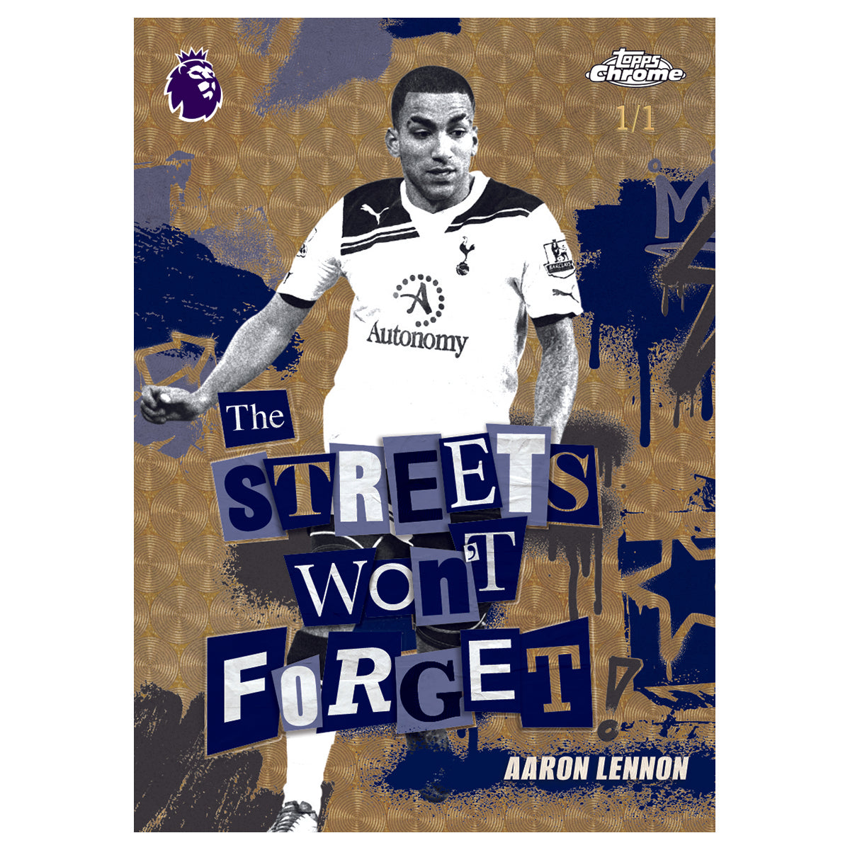 Close-Up Chrome Football Trading Cards Inside Tin