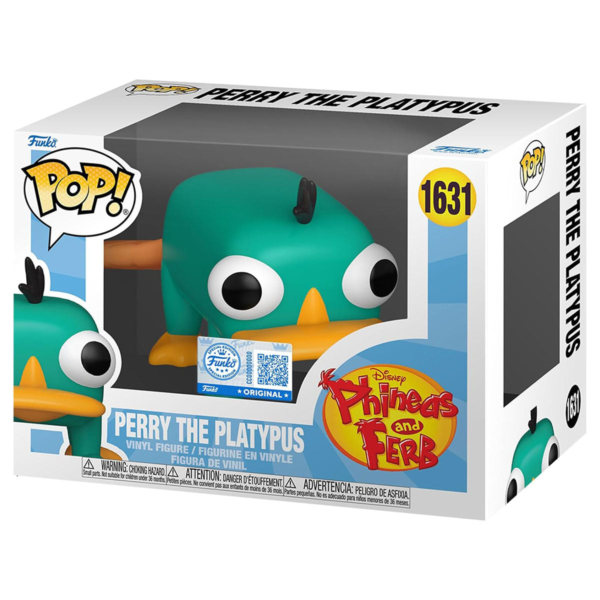 Funko Pop! Disney: Phineas and Ferb: Perry the Platypus Vinyl Figure #1631