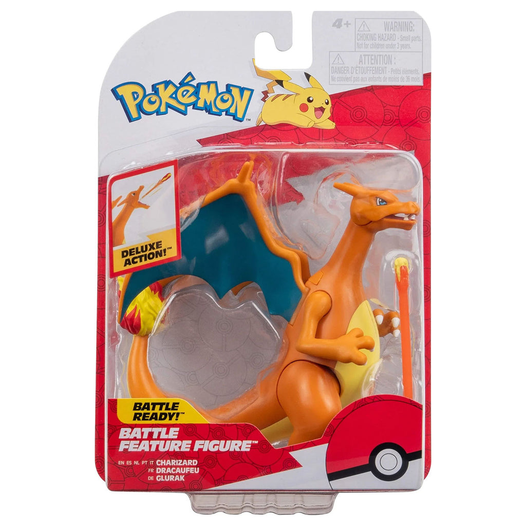 Charizard Pokémon Battle Figure with Flamethrower Blaster 