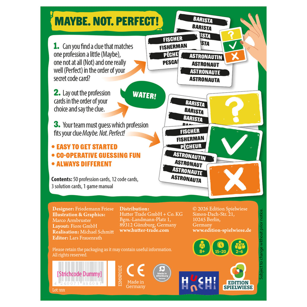 Maybe. Not. Perfect Party Game