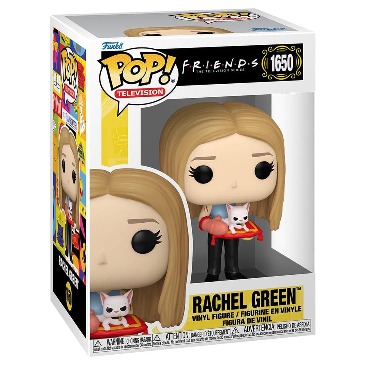 Funko Pop Vinyl Television Friends Rachel Green 1650 Mrs Whiskerson Figure 