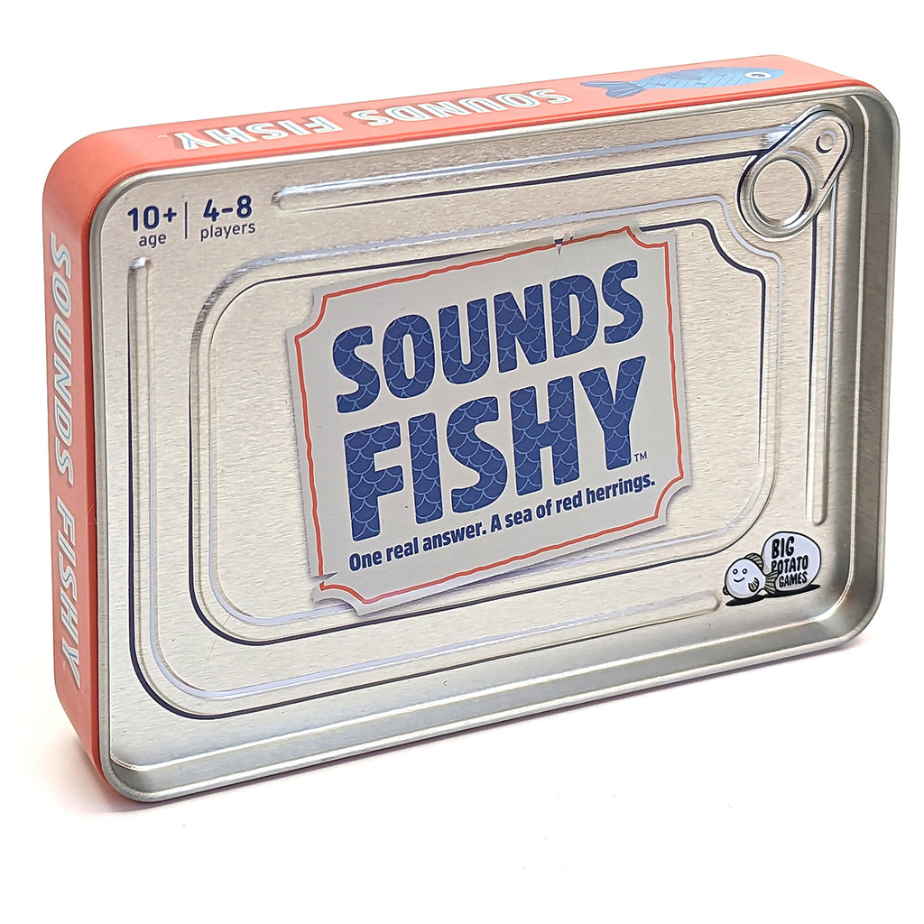 Sounds Fishy Travel board game box front